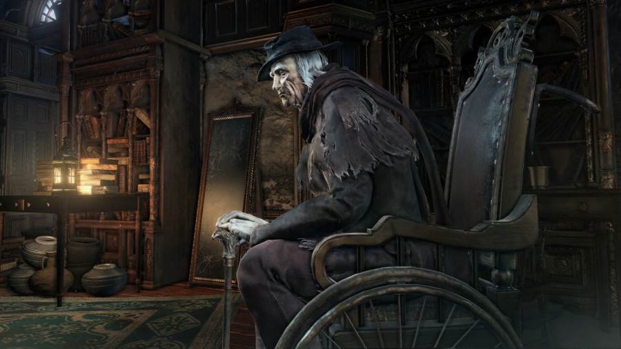bloodborne weheelchair Hunter