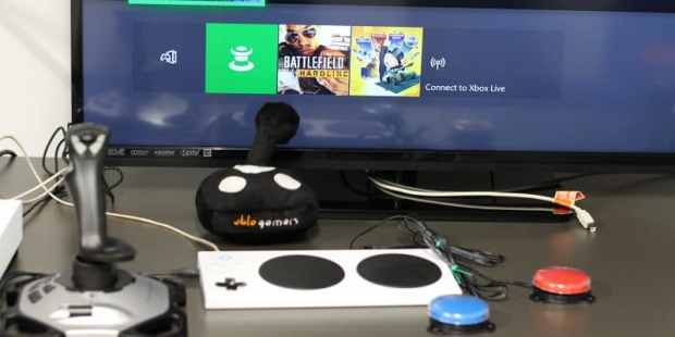 Xbox adaptive controller with switches