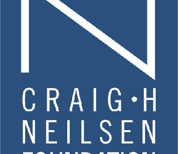 Craig H Neilsen Foundation logo which is a tall rectangle with a large N at the top and text under that says Craig H Neilsen Foundation