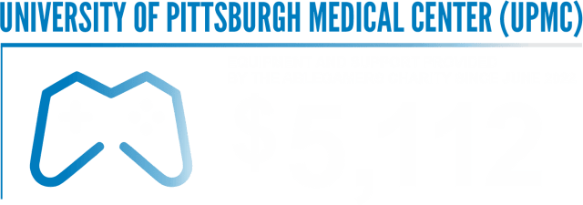 UNIVERSITY OF PITTSBURGH MEDICAL CENTER (UPMC) EQUIPMENT AND SUPPORT PROVIDED BY THE ABLEGAMERS CHARITY SINCE JUNE 2022